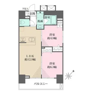 CrestHill文京千石【2階】の間取り