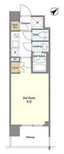 BLUROCK東神奈川【4階】の間取り