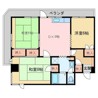 イーストハイム【2階】の間取り