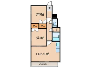 第88松井ビル【5階】の間取り
