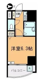 ラ・トゥール川口【8階】の間取り