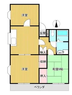 イーストヒル鷺沼【3階】の間取り