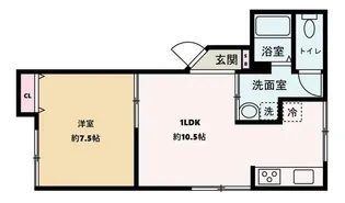 中野新橋ハイツ【3階】の間取り