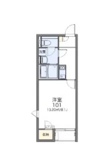 レオネクストサニーコート河原【1階】の間取り
