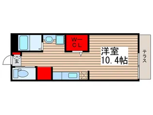 アース・ヒルズ北松戸【1階】の間取り