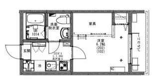 KEIAI RESIDENCE 大和田【2階】の間取り