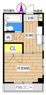 ラフォーレ21【3階】の間取り