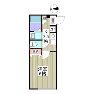 Uppa西大宮【1階】の間取り