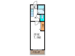 サンパレス山崎【3階】の間取り