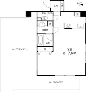 レガリア都立大レジデンス【6階】の間取り