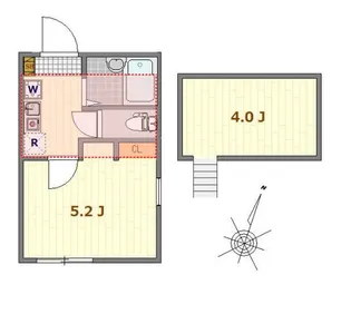 ベイコート【2階】の間取り