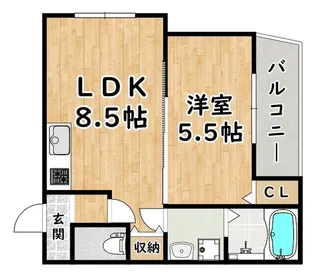 Capricorn【2階】の間取り