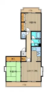 サンガーデン永野【2階】の間取り