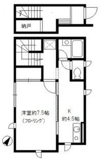 メゾン・ド・ルルス・ドゥー【1階】の間取り
