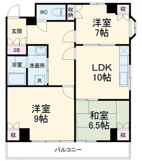 メゾンミナミ【3階】の間取り