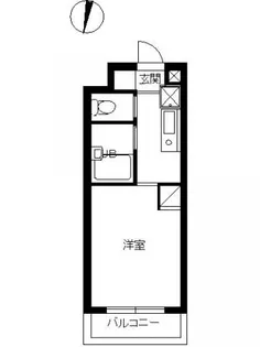 スカイコート新宿落合第6【4階】の間取り