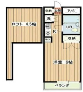 メゾン・ド・ジュネス国分寺【1階】の間取り