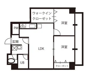 ミレニアムステート【2階】の間取り