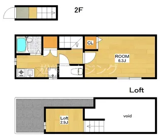 パークサイド新井【2階】の間取り
