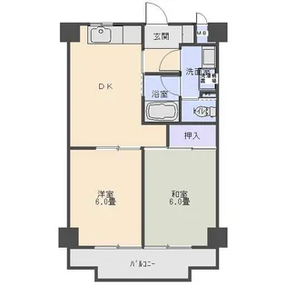 プラムツリー【3階】の間取り