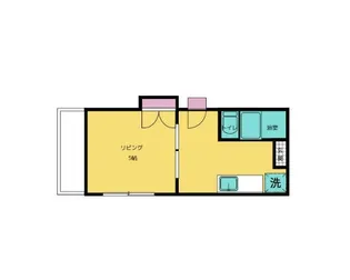 角田マンション【2階】の間取り
