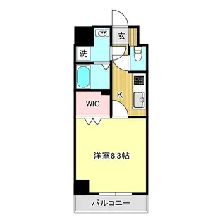 ヴィガラス吉原【3階】の間取り