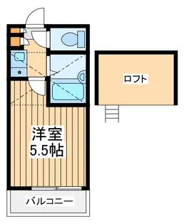 メゾン中河原【2階】の間取り