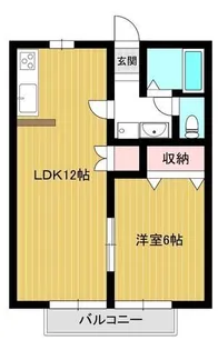 パナハイツクリスタル【2階】の間取り