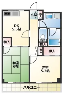 メゾンプチフォーレ【2階】の間取り