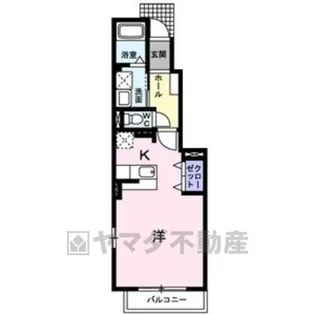 エス・ジョージアA【1階】の間取り