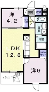 アウローラI【3階】の間取り