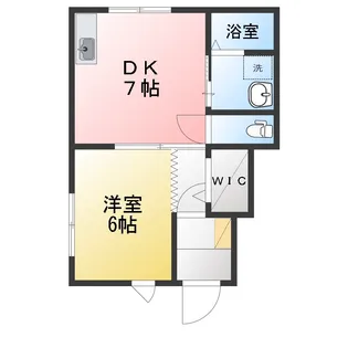 アイン・ブラット【1階】の間取り