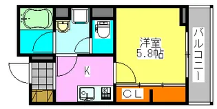 ポラール和【3階】の間取り