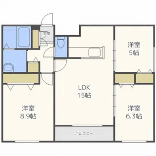 フォルトゥーナ【2階】の間取り
