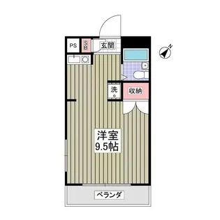 フラッツマグノリア【3階】の間取り