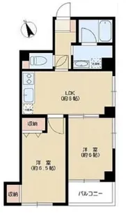 ザ・ヴィラオン千駄木スクエア【6階】の間取り