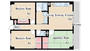 エトワール須磨【1階】の間取り