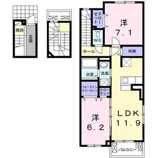 casa bonita II【3階】の間取り