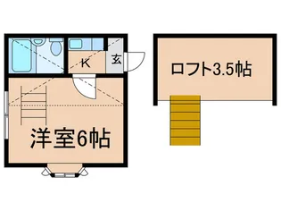 プラザドゥエルバ【1階】の間取り