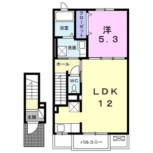 アンダンテ【2階】の間取り