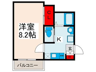 ミッキ-ハウス三河島【2階】の間取り