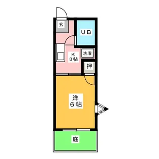 グリーンハイム1【1階】の間取り