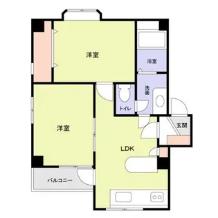 クレスト高輪(クレストタカナワ)【2階】の間取り