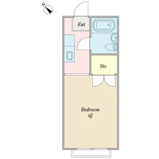 ヴィラスプリングI【2階】の間取り