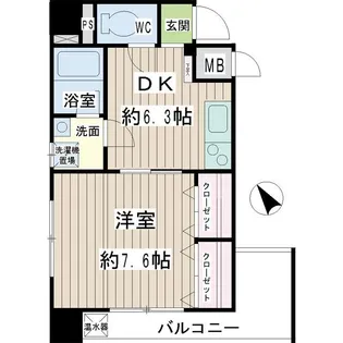 トモビレッジ【4階】の間取り