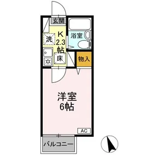 ソレイユ長野【1階】の間取り