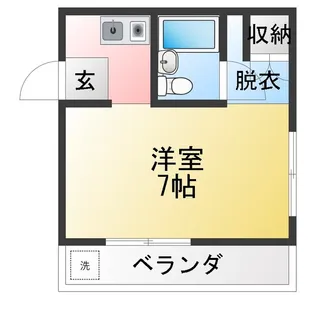 ハイム藤【3階】の間取り