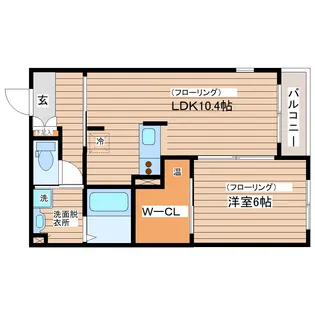 セレブリゾート旭ヶ丘【2階】の間取り