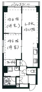 ドリーム小石川【3階】の間取り