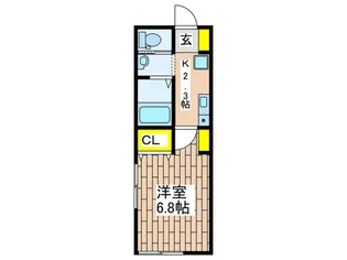 メゾンブリエ【2階】の間取り